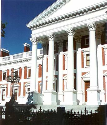 The House of Parliament in Cape Town