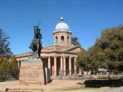 The government office building in Bloemfontein