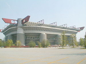 San Siro, the home stadium of AC Milan and Inter