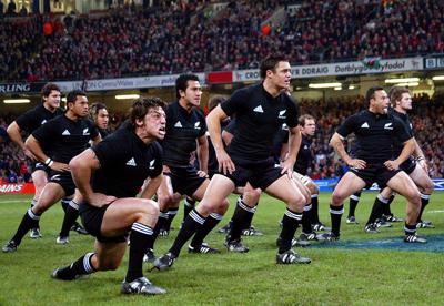 Haka, by the New Zealand national rugby team 