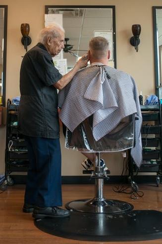 107-year-old barber