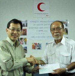 Amway collects RM60,000 in aid of Japan