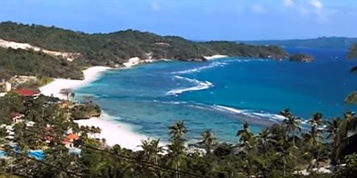 Boracay's Lapuz-Lapuz Beach, as seen from the zipline