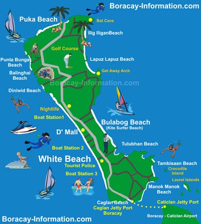 Boracay map