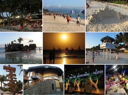 Boracay, Philippines pic collage