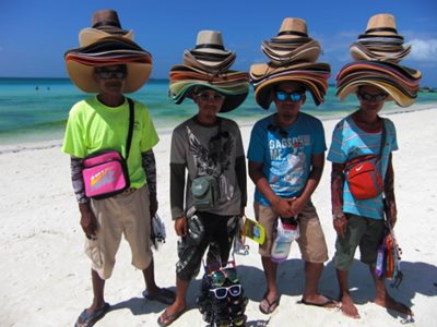 Boracay White Beach vendors