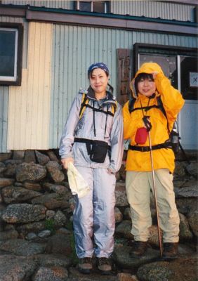 Female Japanese climbers in the Central Japan Alps