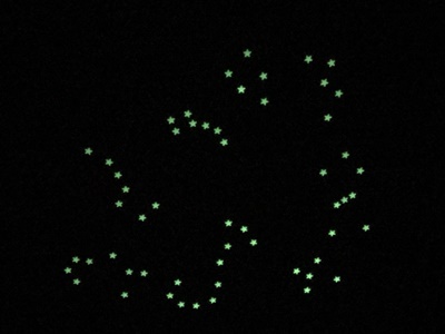 glow-in-the-dark ceiling stars