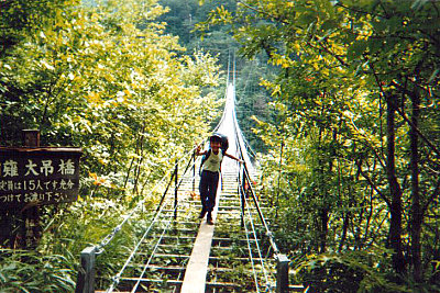 Hatanagi Otsurihashi suspension bridge (畑薙大吊橋)