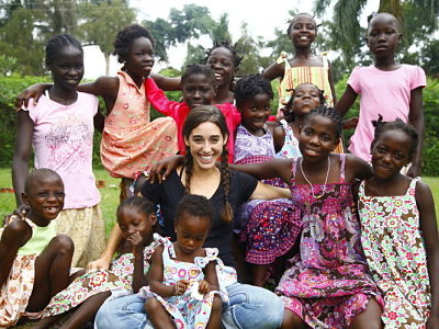 Katie Davis in Uganda