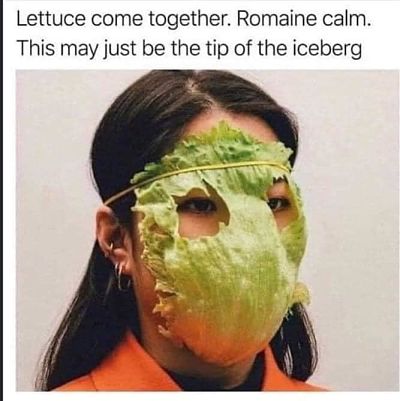 lettuce face mask