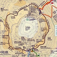 Mt. Fuji Ohachi Meguri trail map