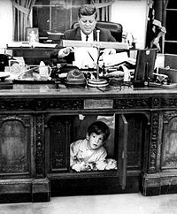 JFK, John Jr., & the Resolute Desk