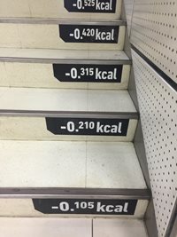 kcal consumed while stair climbing