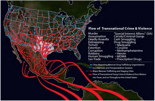 Texas border security graphic