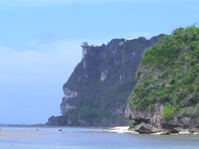 Two Lovers Point from Gogna Beach