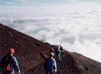 Mt. Fuji's "unkai" (sea of clouds)