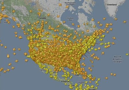 Wed. Nov. 27, 2013 air traffic