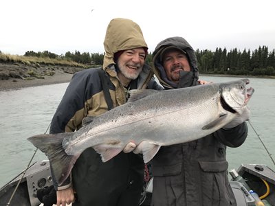 Alaska silver salmon