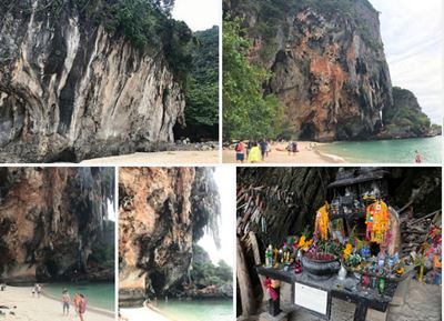 Ao Nang, Thailand photo collage