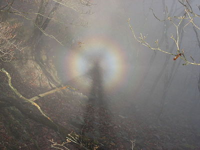 Brocken spectre in Tanzawa Mountains