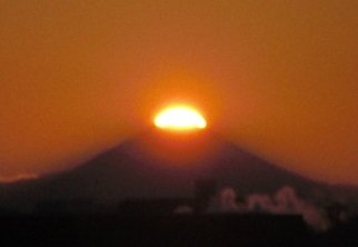 Diamond Fuji from Tokyo - Feb. 10, 2015