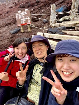 Gary with Mt. Fuji friends