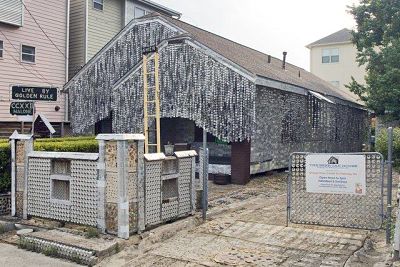 Houston's beer can house