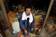 Man stranded in empty Japanese town