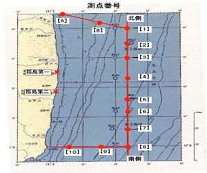 MEXT seawater sampling locations