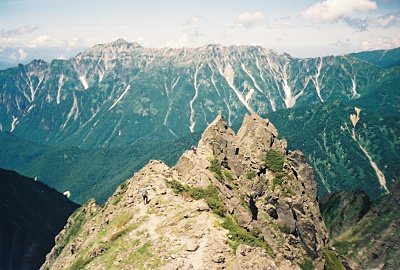 Mt. Kasagatake in distance