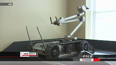 Robot used to investigate reactor buildings