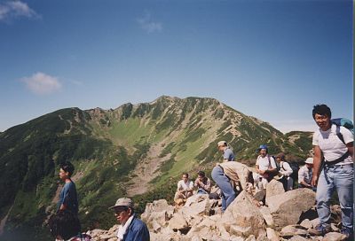 Mt. Senjo-ga-take, from Mt. Ko-senjo-ga-take