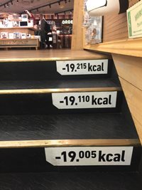 kcal consumed while stair climbing