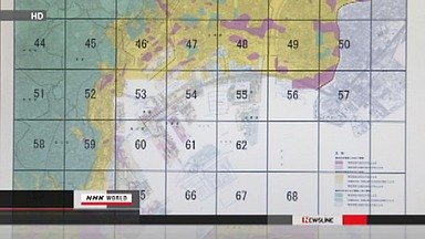 Tokyo liquefaction hazard map