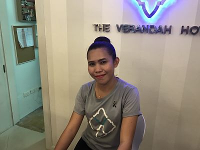 The Verandah Hotel front desk staff