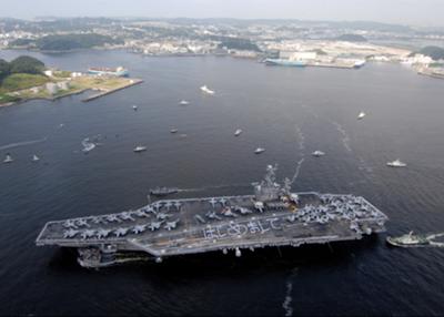 U.S. aircraft carrier USS Ronald Reagan (CVN-76) providing emergency assistance after the March 11, 2011 Great East Japan Earthquake & Tsunami 