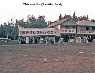 Mt. Fuji 5th Station in 1963