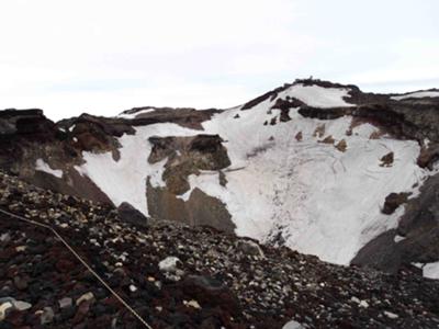 Mt. Fuji’s Volcanic Crater