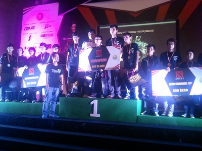 DOTA2 event in Singapore