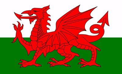 The national flag of Wales