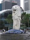 Merlion of daytime