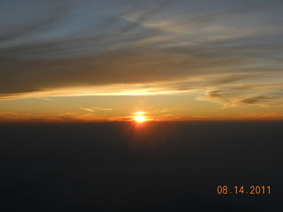 Sunrise from Mt. Fuji