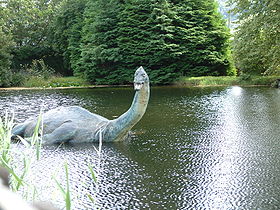 Nessie's image in Loch Ness