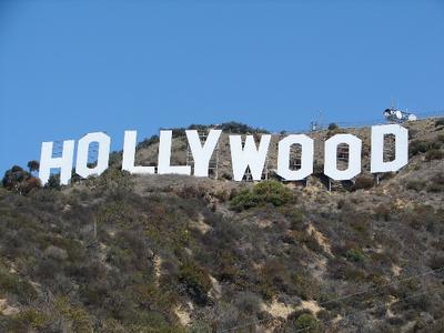 The famous Hollywood sign