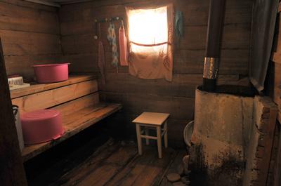 A sauna in Russia