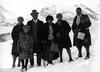 Sir Arthur Conan Doyle with a party of his friends on a winter holiday